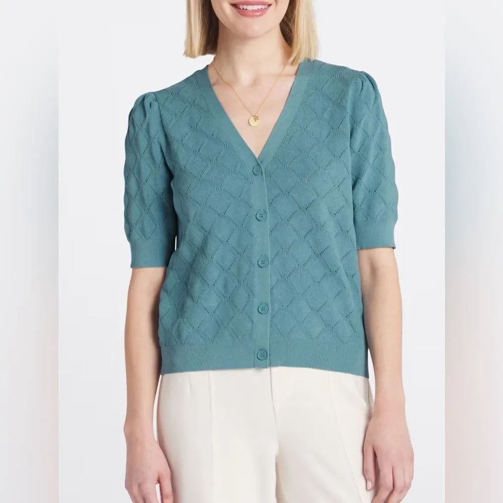 NWT SZ XL *STITCH FIX* Menton Short Sleeve Cardigan